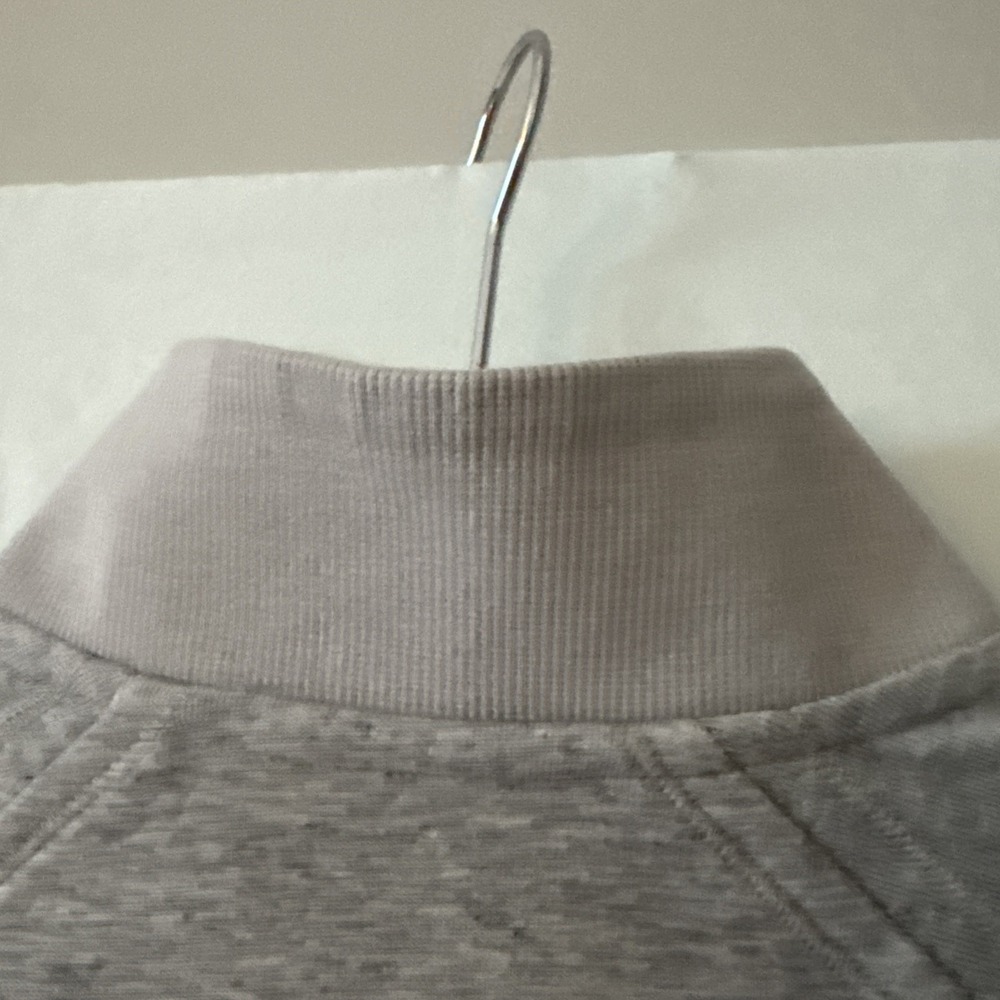Rhone Heritage Midweight Sweatshirt Mens Medium Gray 1/4 Zip Pullover - Picture 10 of 16